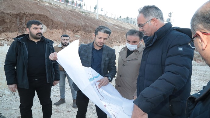 EYYÜBİYE BELEDİYESİ 15 TEMMUZ’DA ŞELALE VE PARK YAPIMINA  BAŞLADI