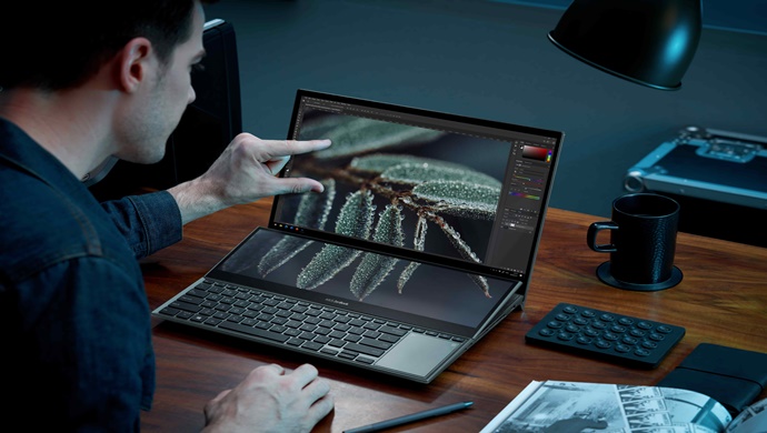 OLED ekranlı ASUS dizüstü bilgisayarla renkler daha canlı, daha gerçek