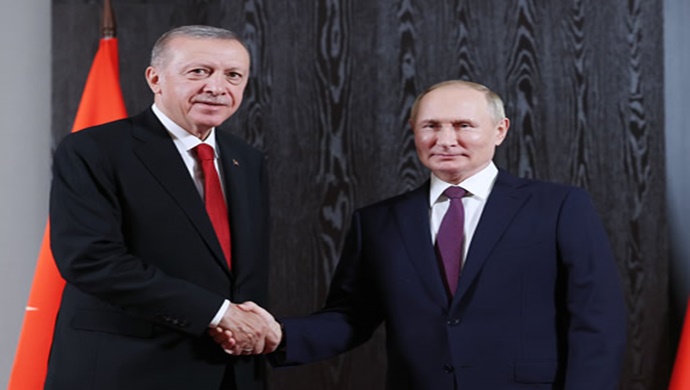 Cumhurbaşkanı Erdoğan, Rusya Federasyonu Devlet Başkanı Putin ile bir araya geldi