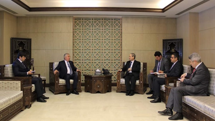 Meeting with the Minister of Foreign Affairs of the Syrian Arab Republic