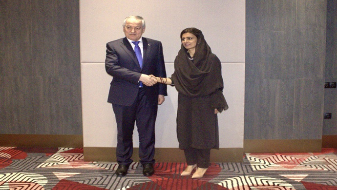 Meeting of the Minister of Foreign Affairs of Tajikistan with the State Minister of Foreign Affairs of Pakistan