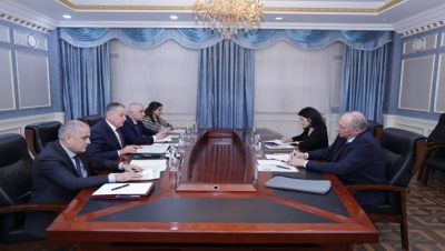 Meeting of the Minister of Foreign Affairs with the Head of the OSCE Programme Office in Dushanbe